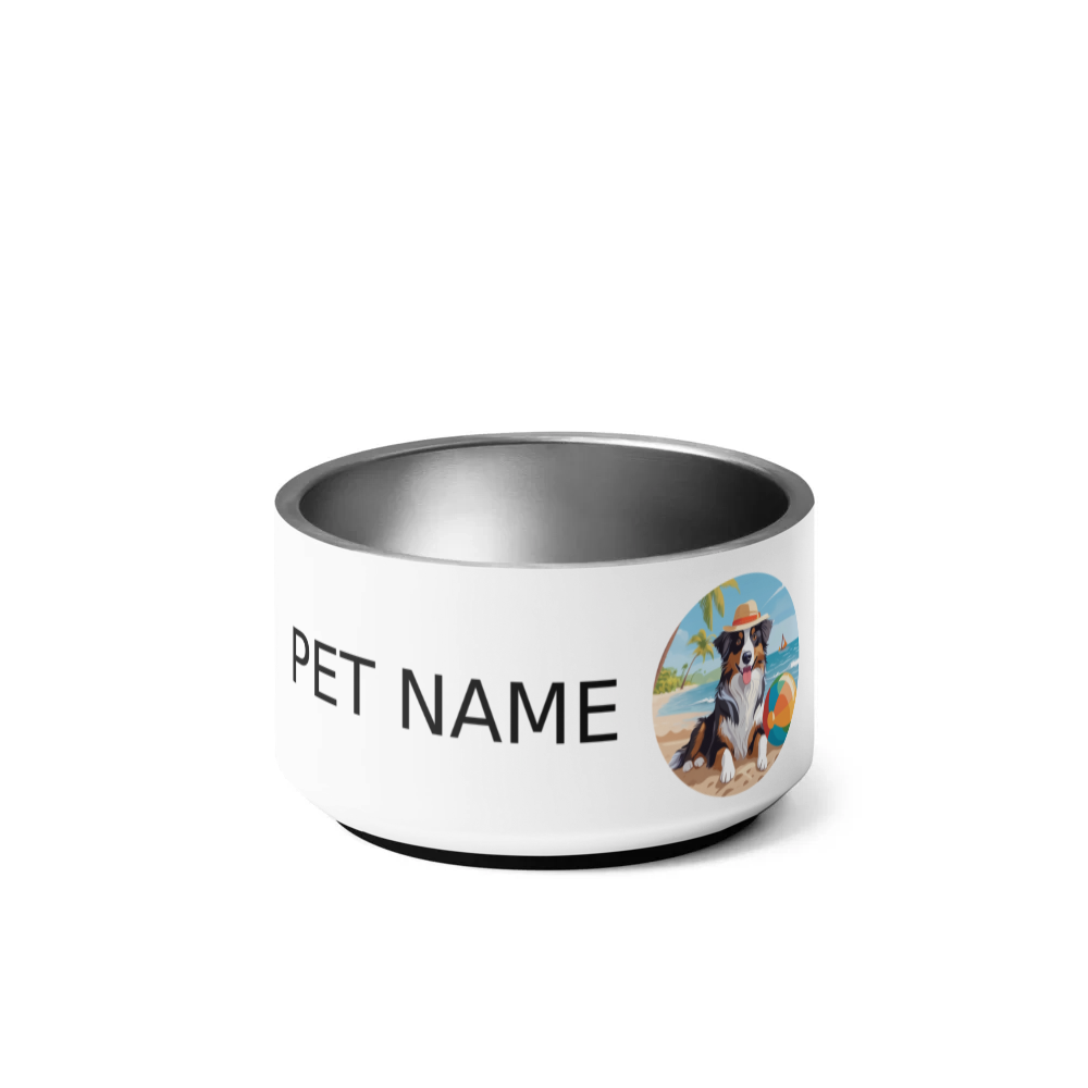 PugMug Custom Australian Shepherd Dog Pet Bowl