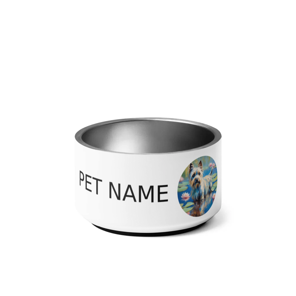 PugMug Custom Cairn Terrier Pet Bowl