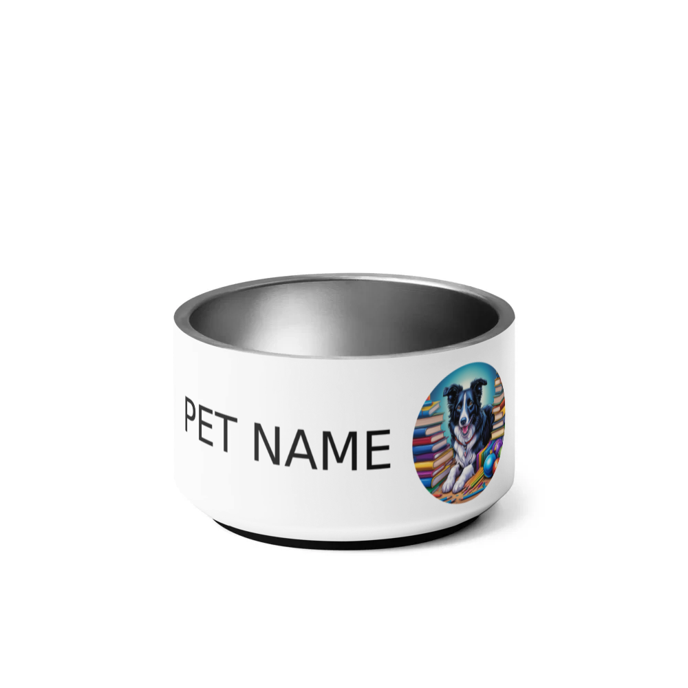PugMug Custom Border Collie Pet Bowl