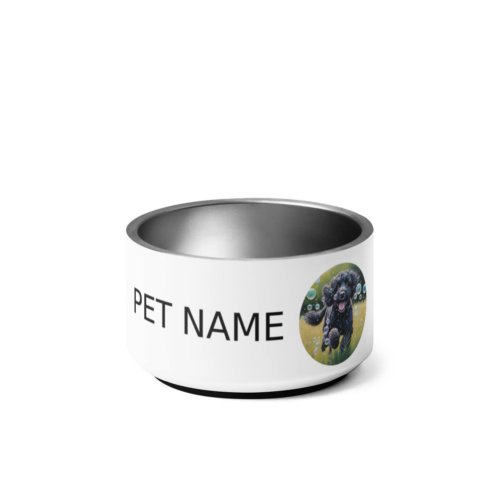 PugMug Custom Portuguese Water Dog Pet Bowl