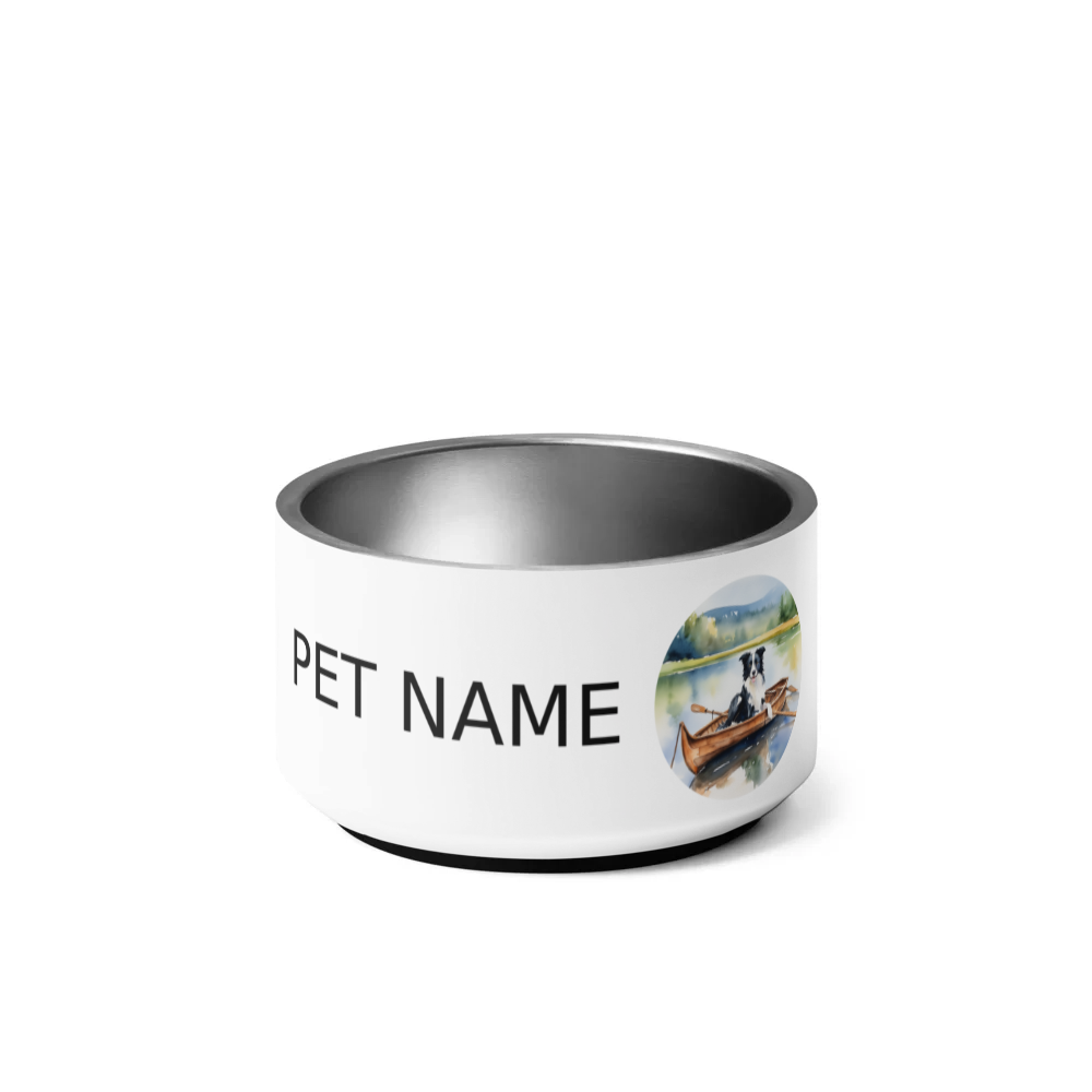 PugMug Custom Border Collie Pet Bowl