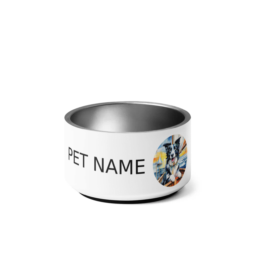 PugMug Custom Border Collie Pet Bowl