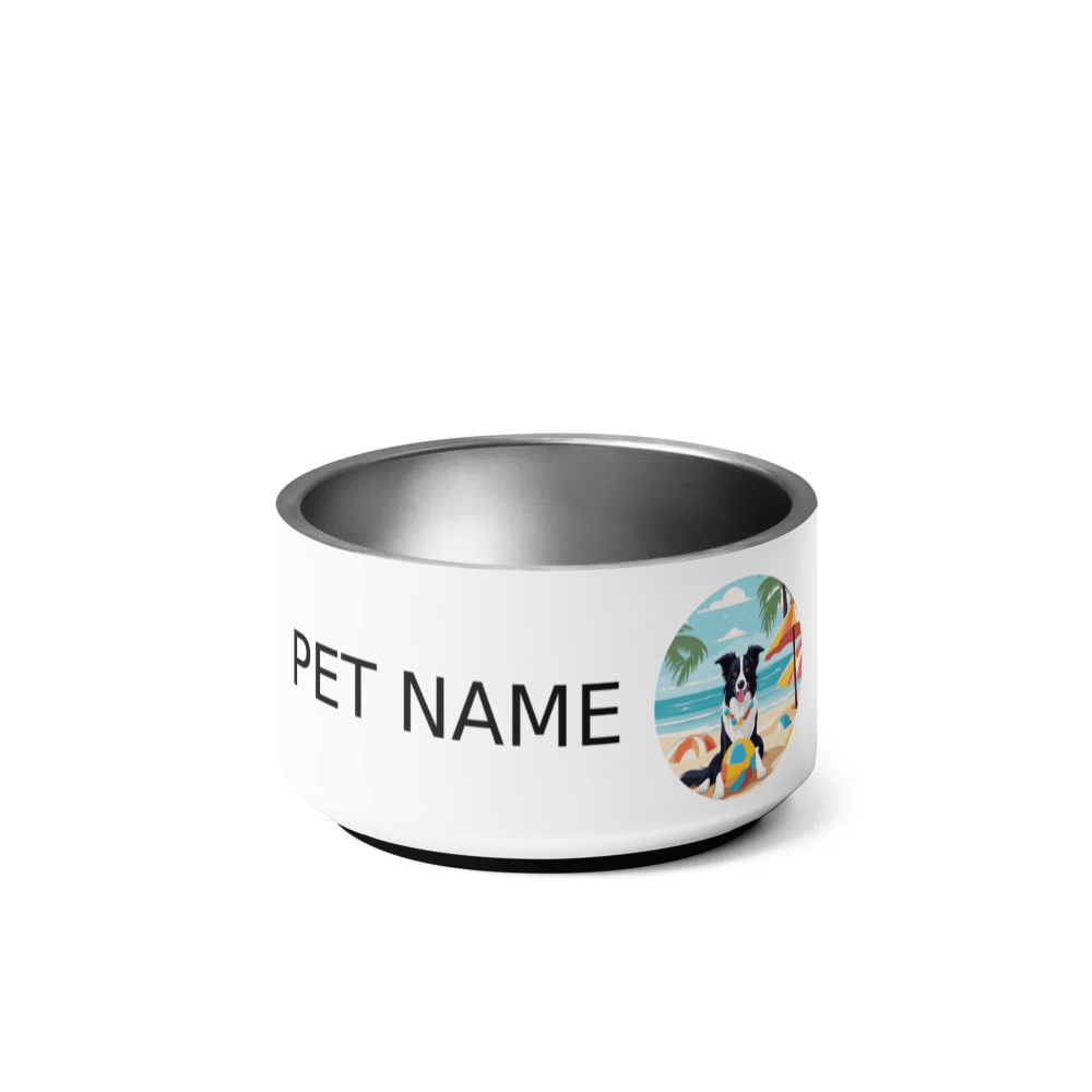 PugMug Custom Border Collie Pet Bowl
