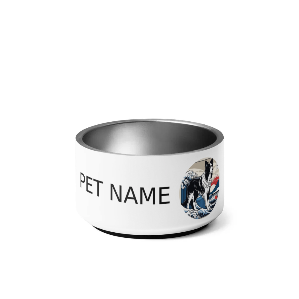 PugMug Custom Border Collie Pet Bowl
