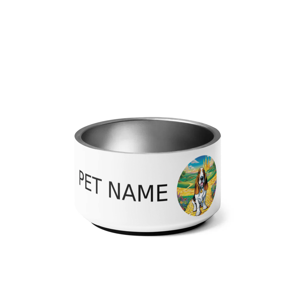 PugMug Custom Basset Hound Pet Bowl