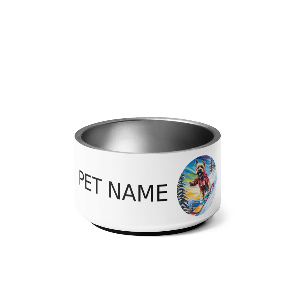 PugMug Custom Cairn Terrier Pet Bowl