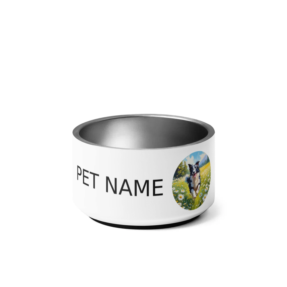 PugMug Custom Border Collie Pet Bowl