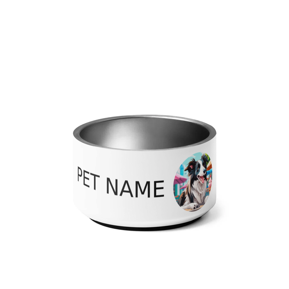 PugMug Custom Border Collie Pet Bowl