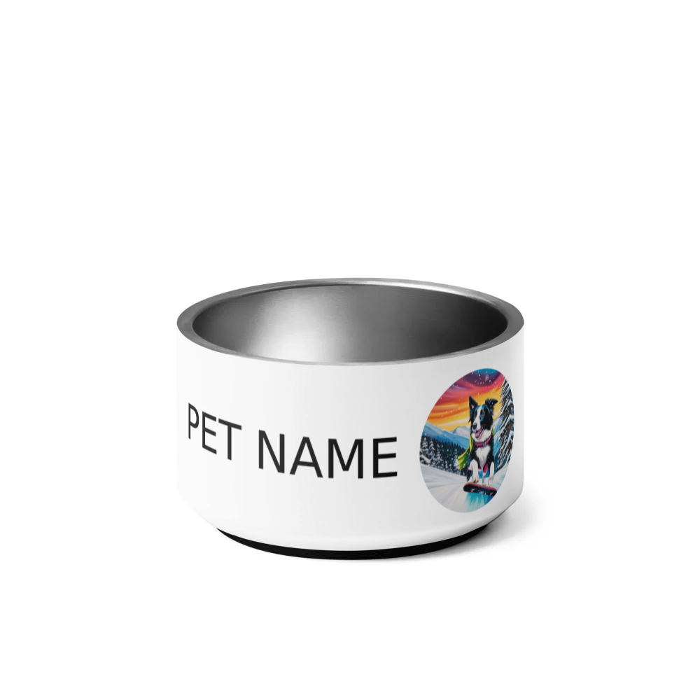 PugMug Custom Border Collie Pet Bowl