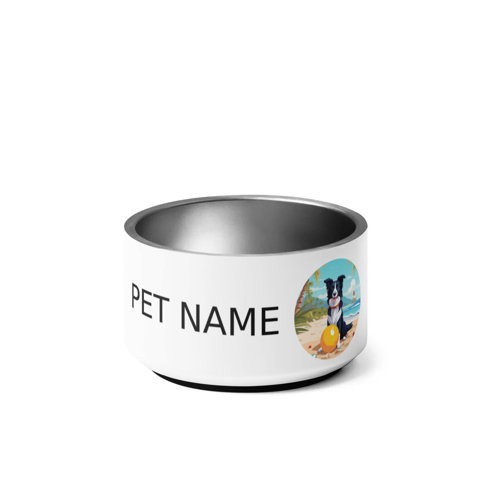 PugMug Custom Border Collie Pet Bowl