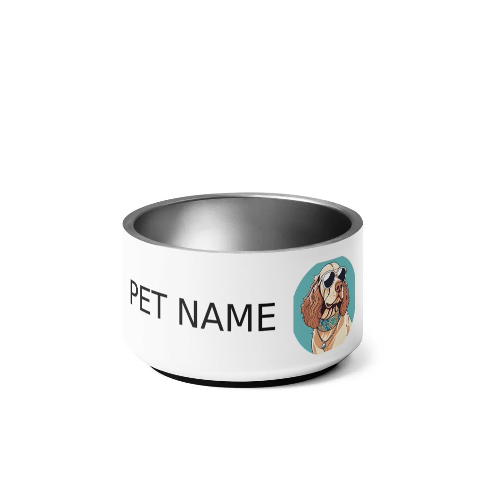 PugMug Custom Cocker Spaniel Pet Bowl