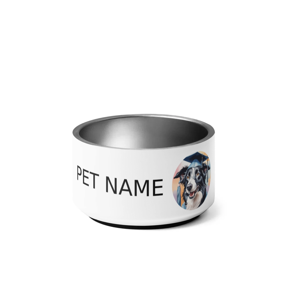 PugMug Custom Border Collie Pet Bowl