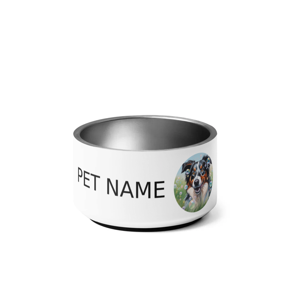 PugMug Custom Australian Shepherd Dog Pet Bowl