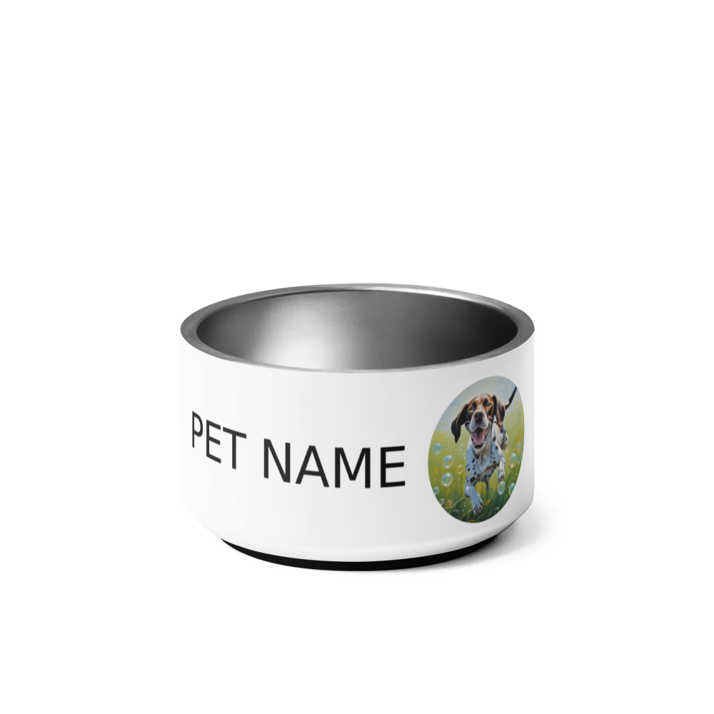 PugMug Custom Pointer Dog Pet Bowl