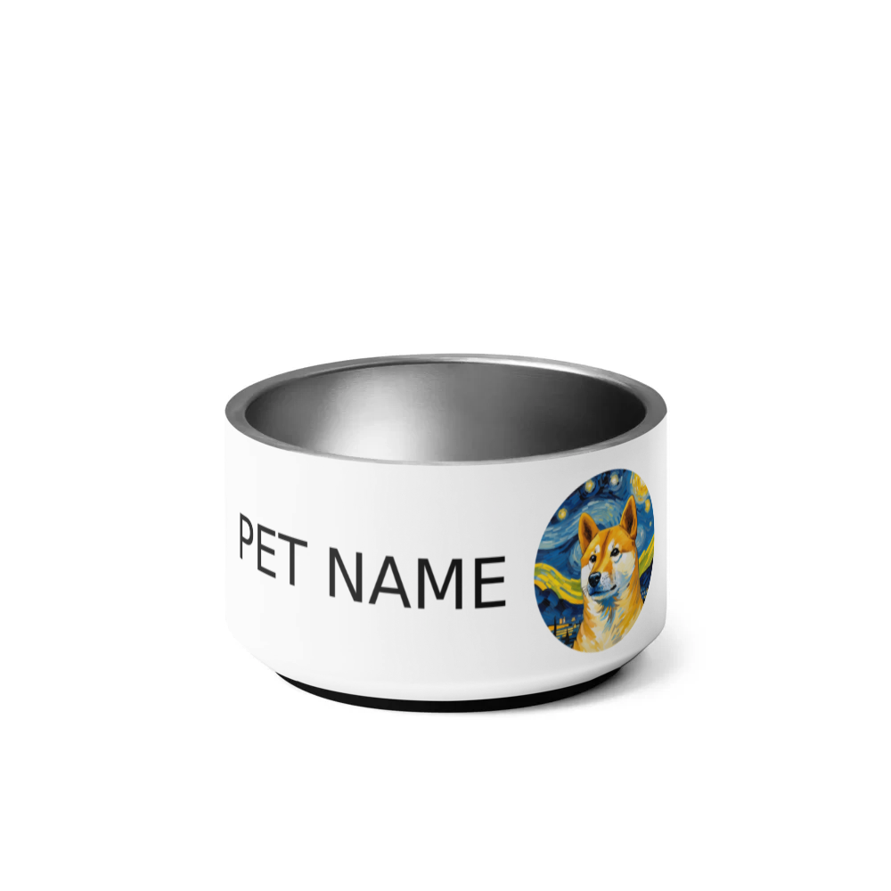 PugMug Custom Shiba Inu Pet Bowl