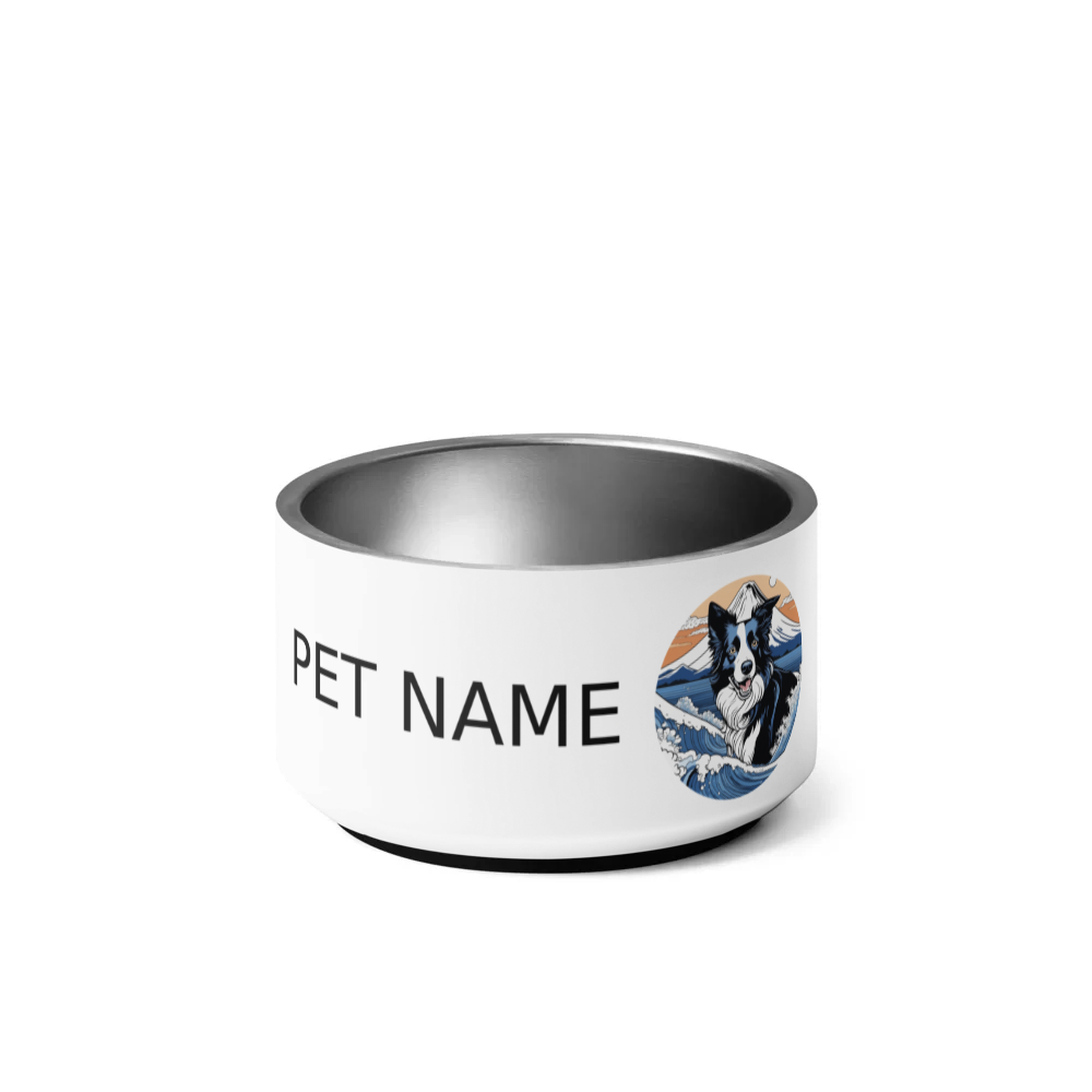PugMug Custom Border Collie Pet Bowl