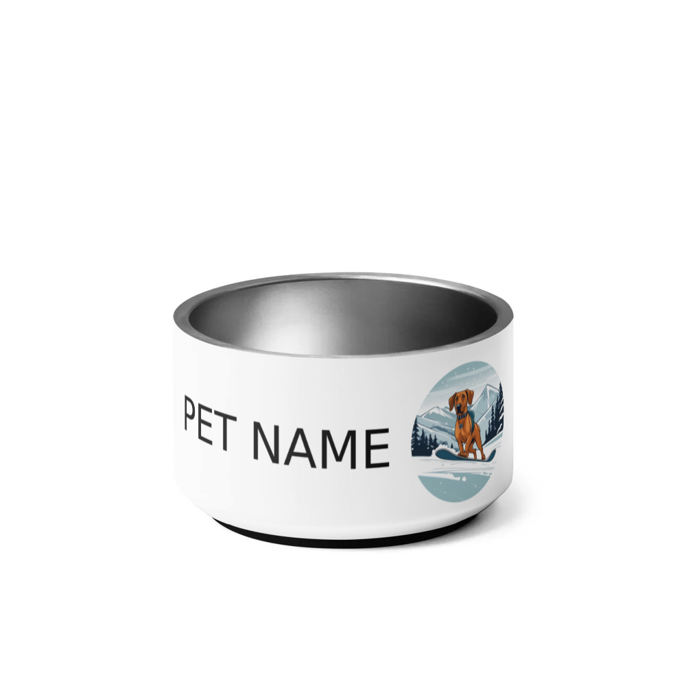 PugMug Custom Rhodesian Ridgeback Pet Bowl