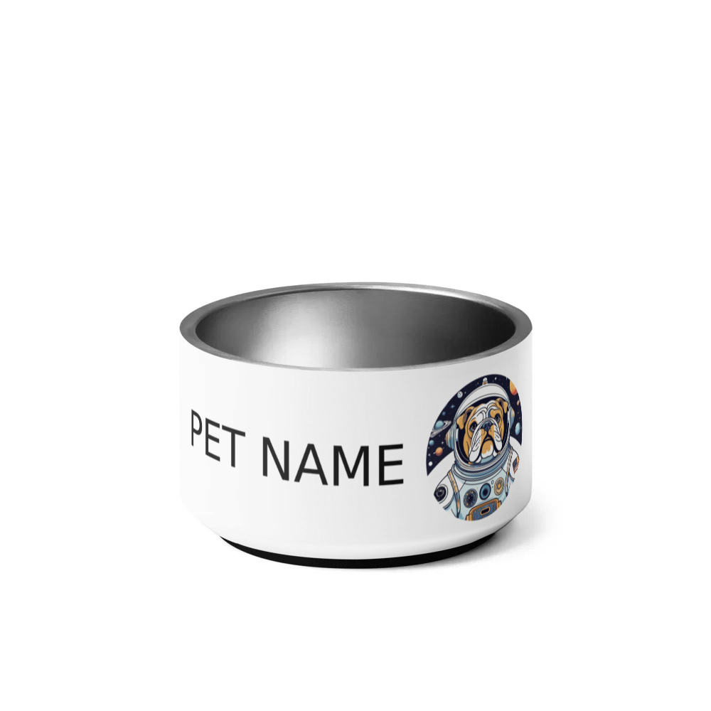 PugMug Custom Bulldog Pet Bowl