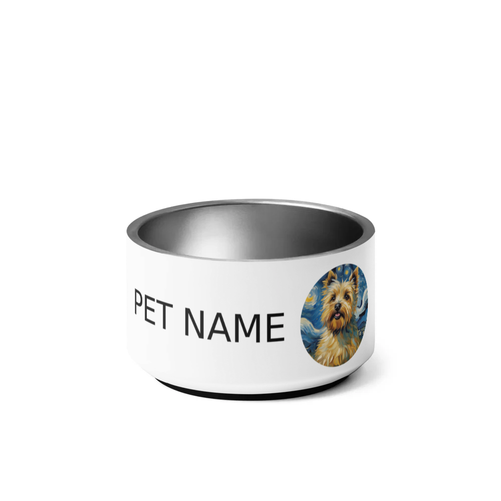 PugMug Custom Cairn Terrier Pet Bowl