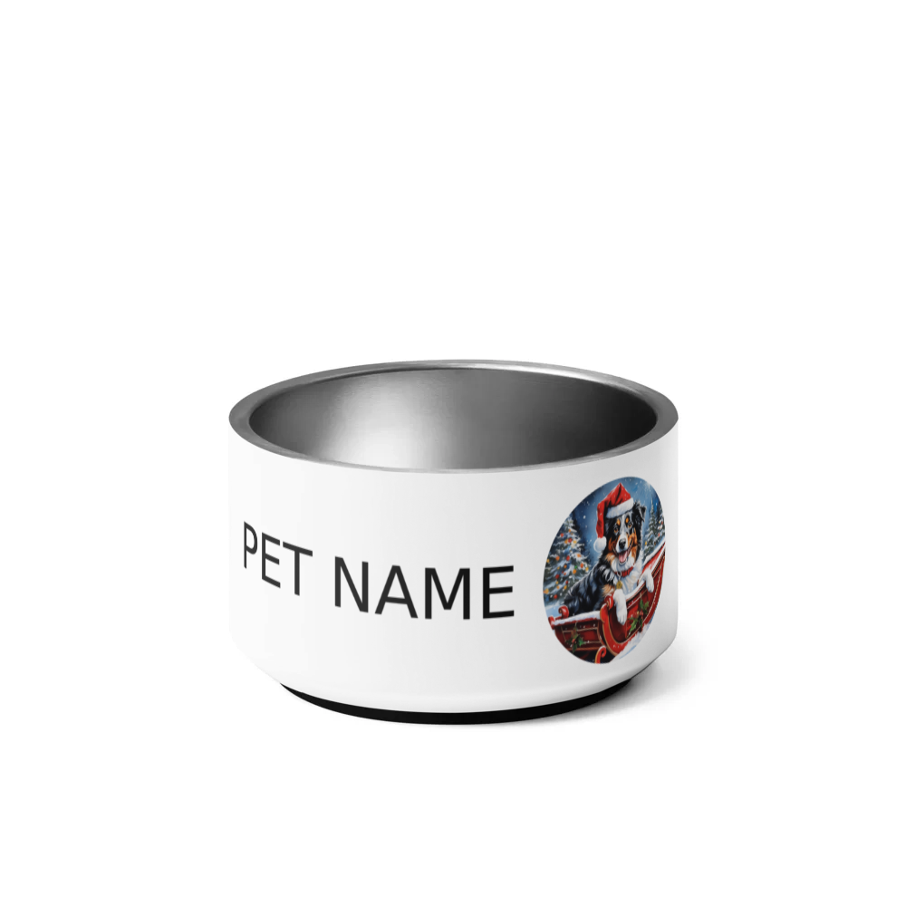 PugMug Custom Australian Shepherd Dog Pet Bowl