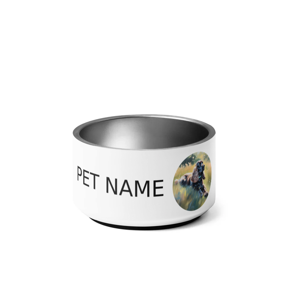 PugMug Custom Cocker Spaniel Pet Bowl