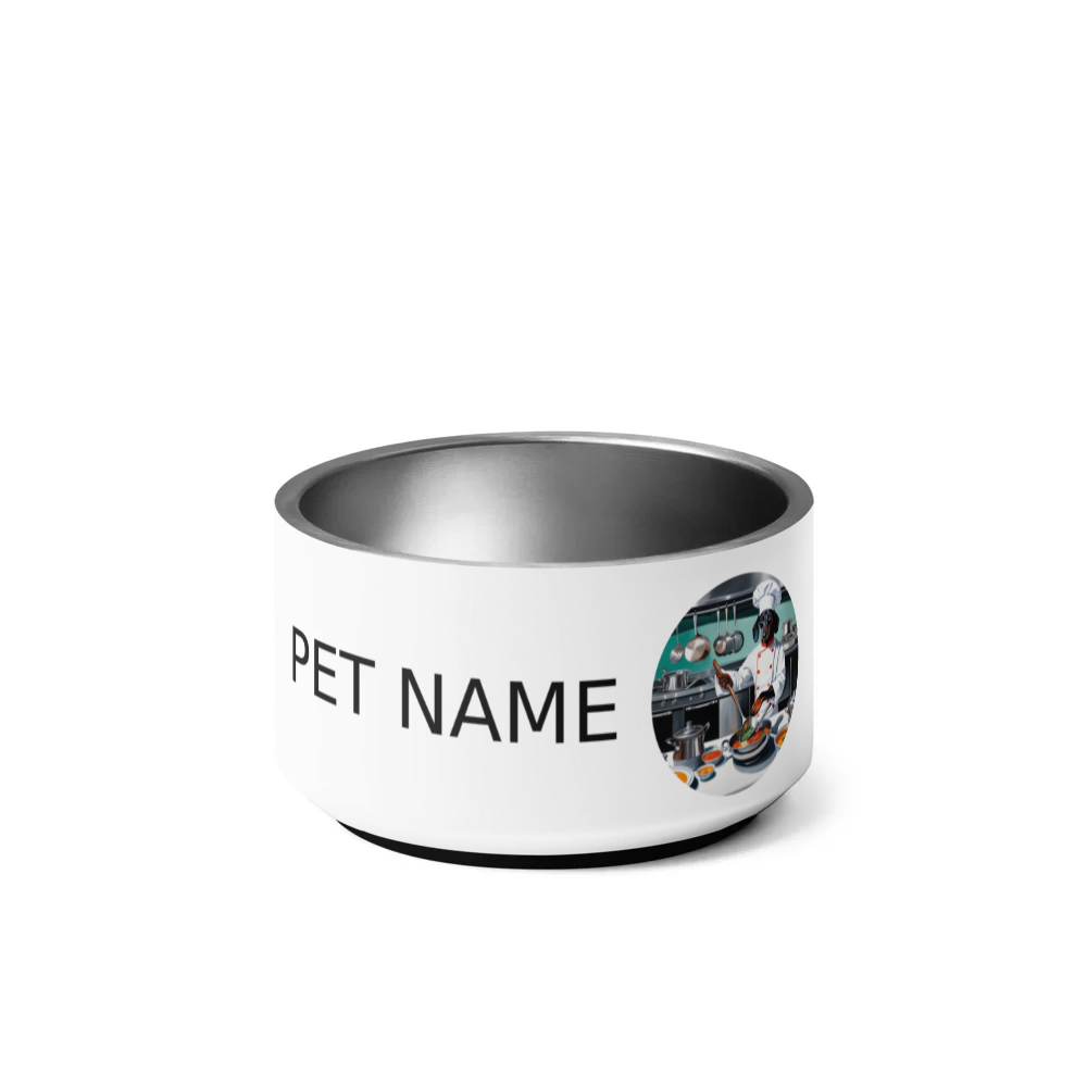 PugMug Custom Black Dachshund Pet Bowl