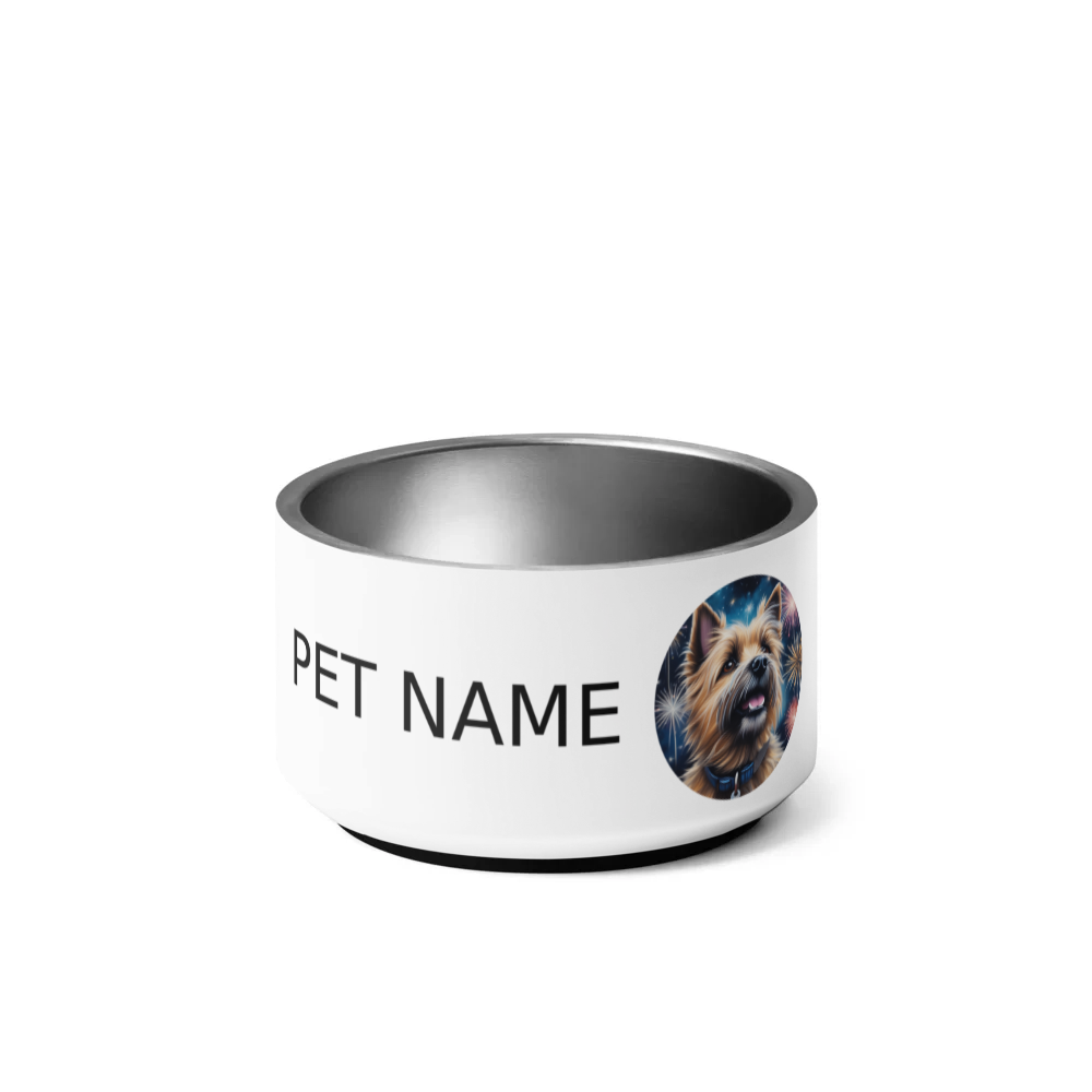 PugMug Custom Cairn Terrier Pet Bowl