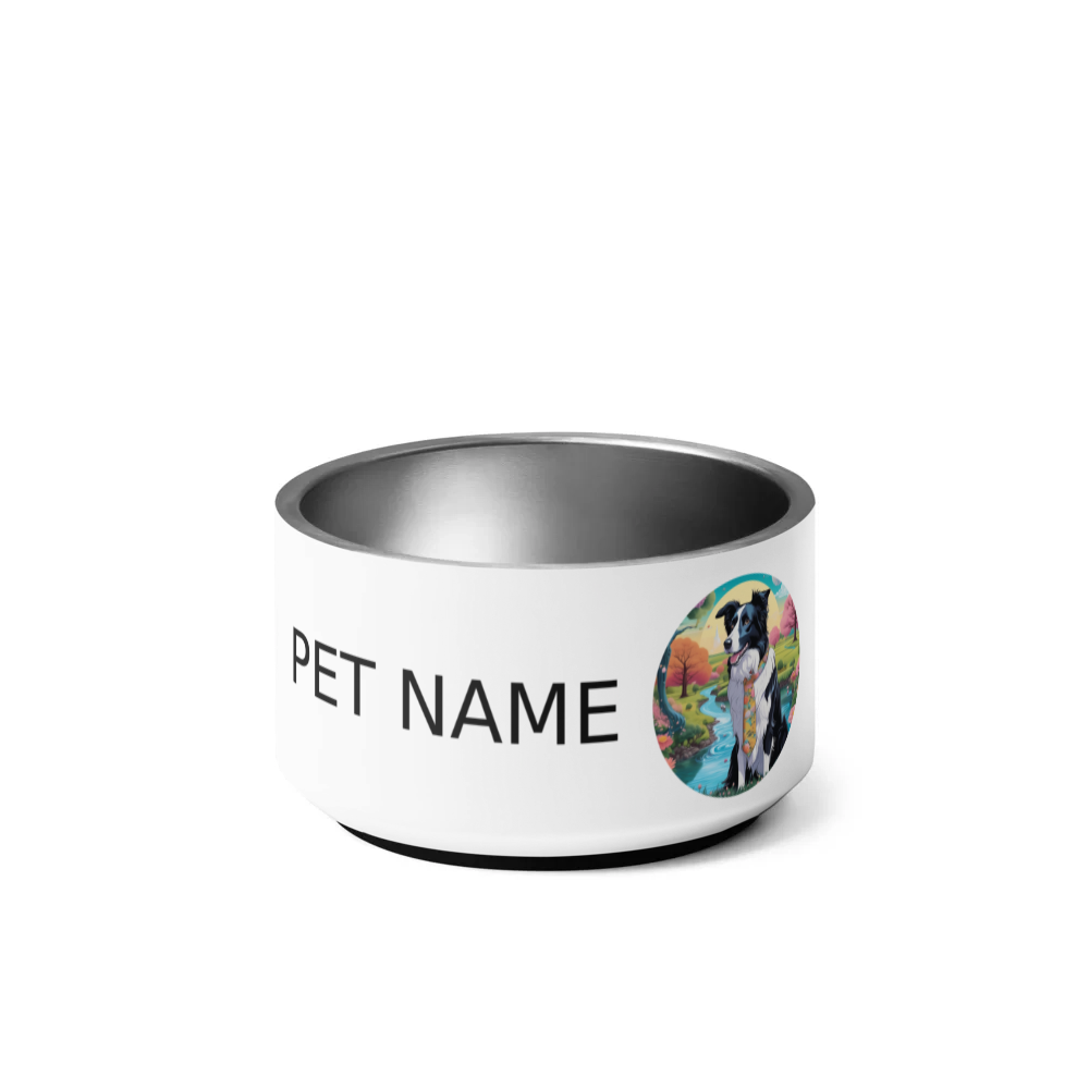 PugMug Custom Border Collie Pet Bowl