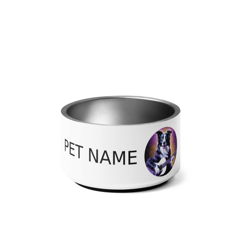 PugMug Custom Border Collie Pet Bowl