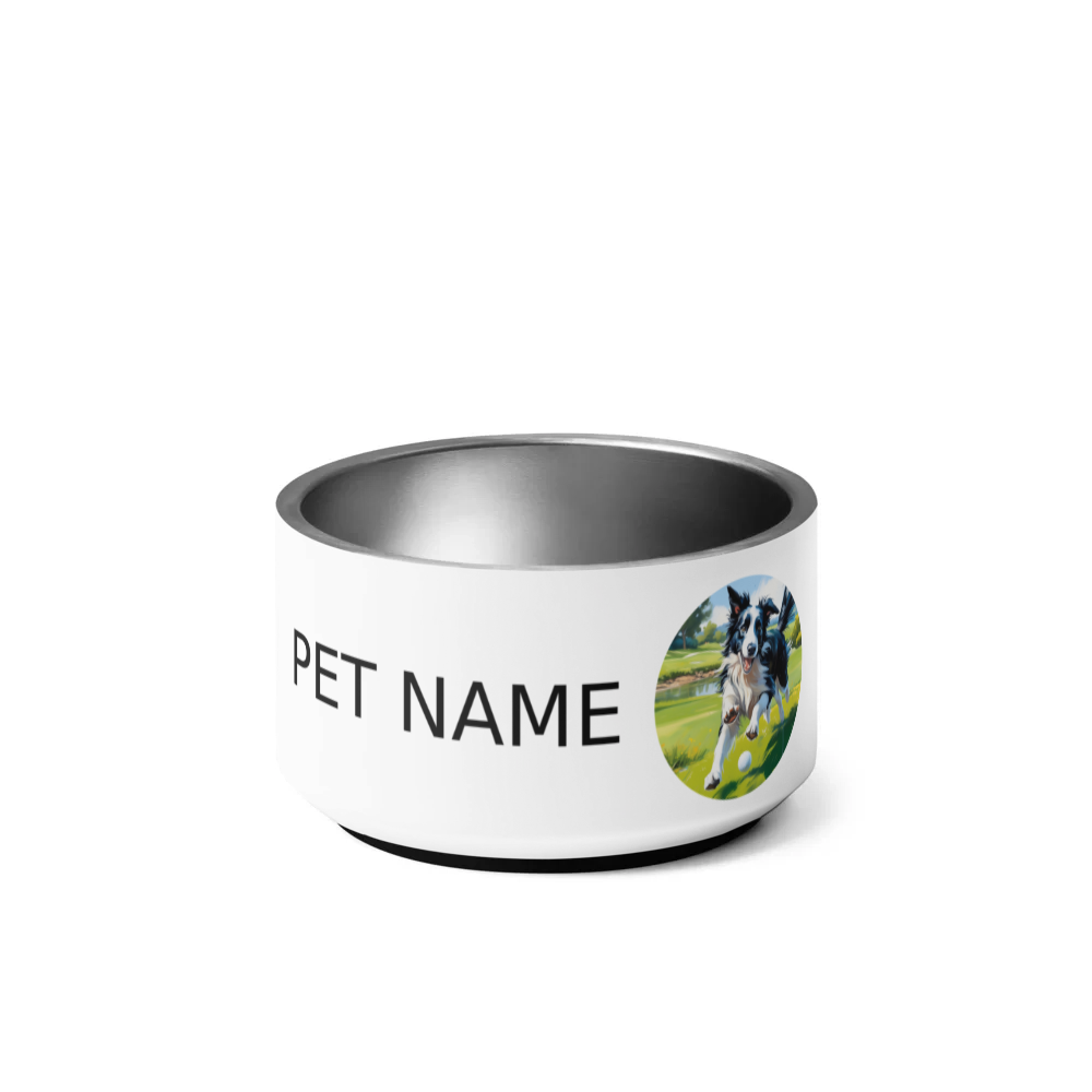 PugMug Custom Border Collie Pet Bowl