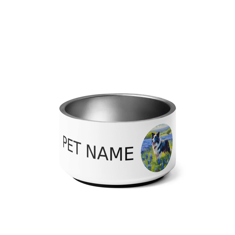 PugMug Custom Border Collie Pet Bowl