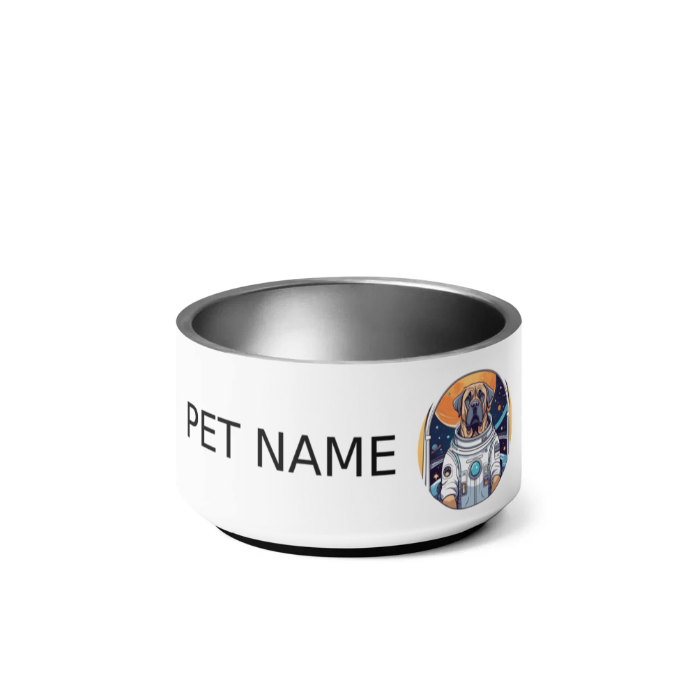 PugMug Custom Mastiff Pet Bowl