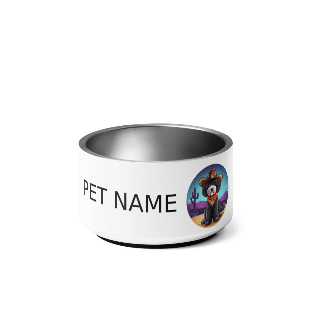 PugMug Custom Portuguese Water Dog Pet Bowl