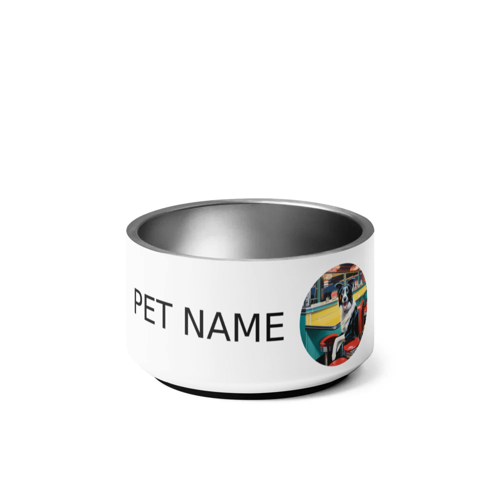 PugMug Custom Border Collie Pet Bowl