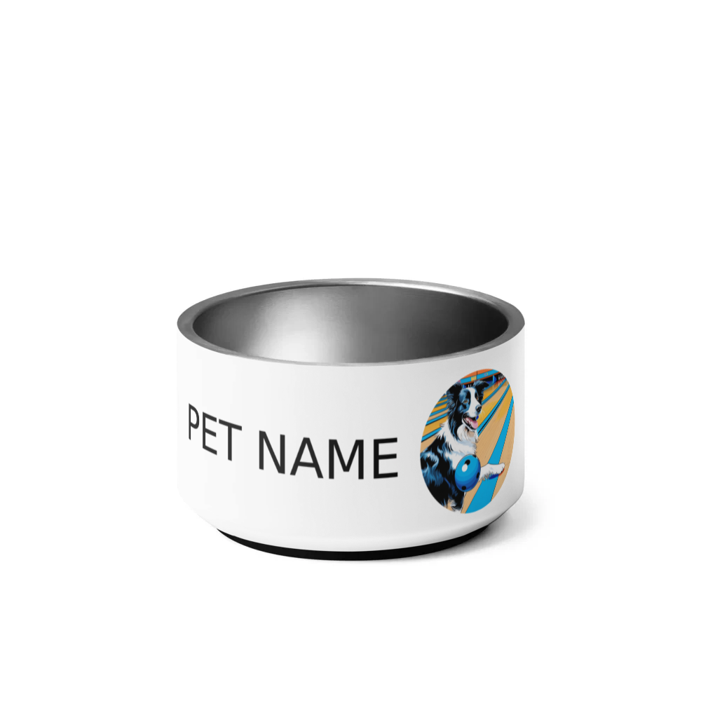 PugMug Custom Border Collie Pet Bowl