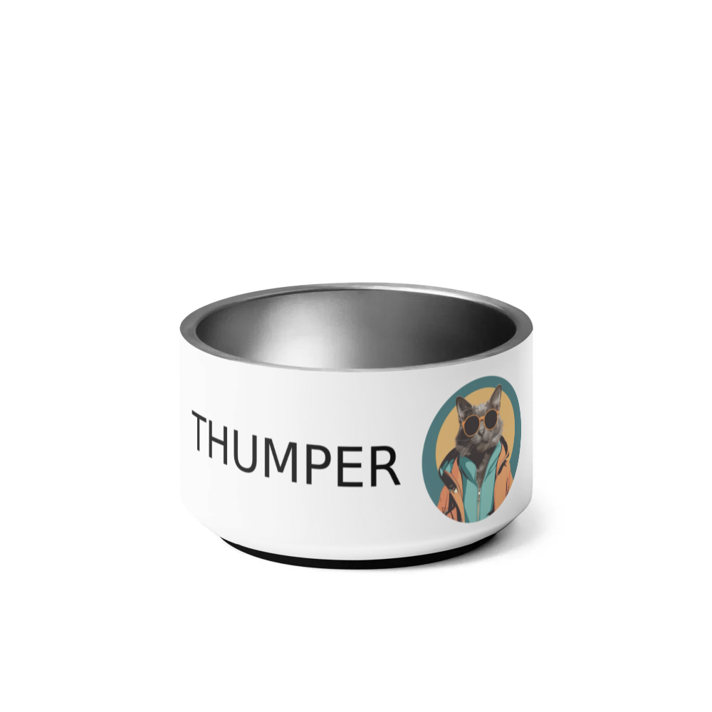 PugMug Custom Thumper Pet Bowl