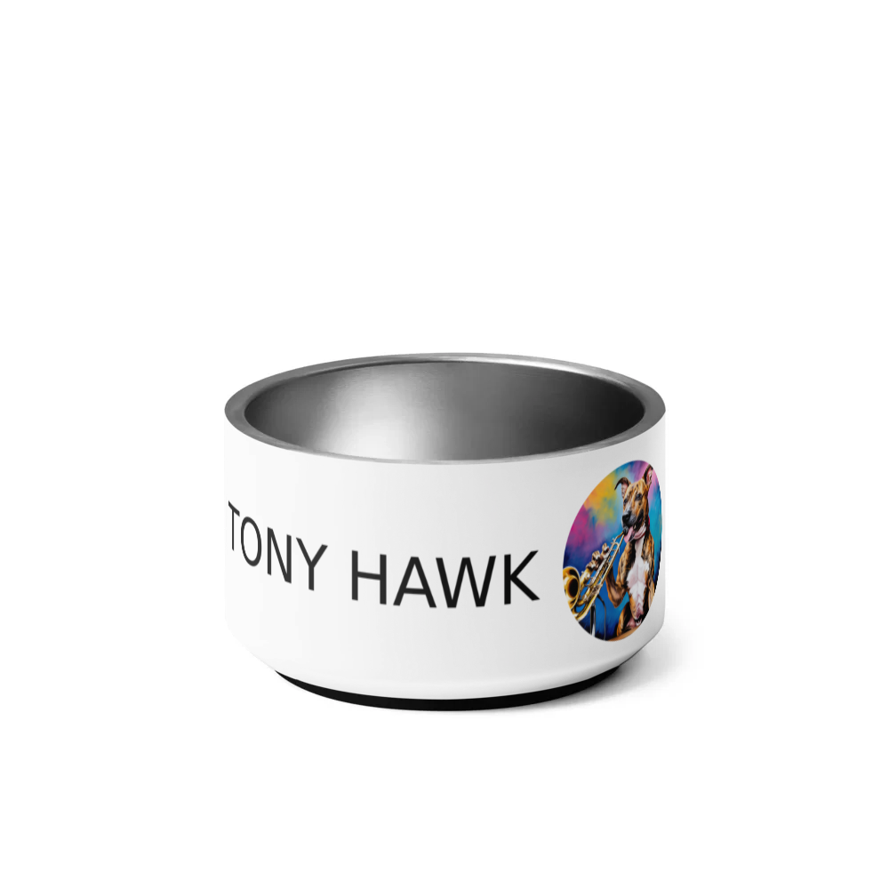 PugMug Custom Tony Hawk Pet Bowl