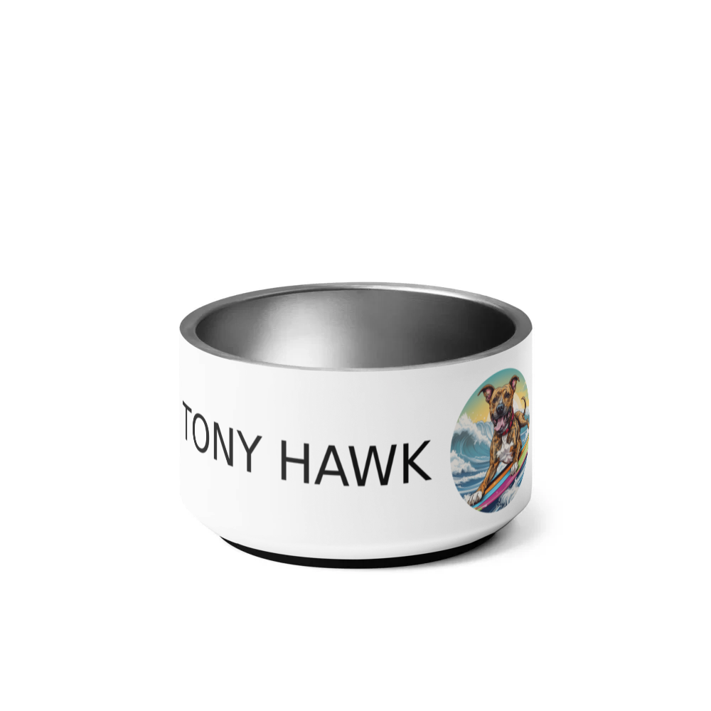 PugMug Custom Tony Hawk Pet Bowl
