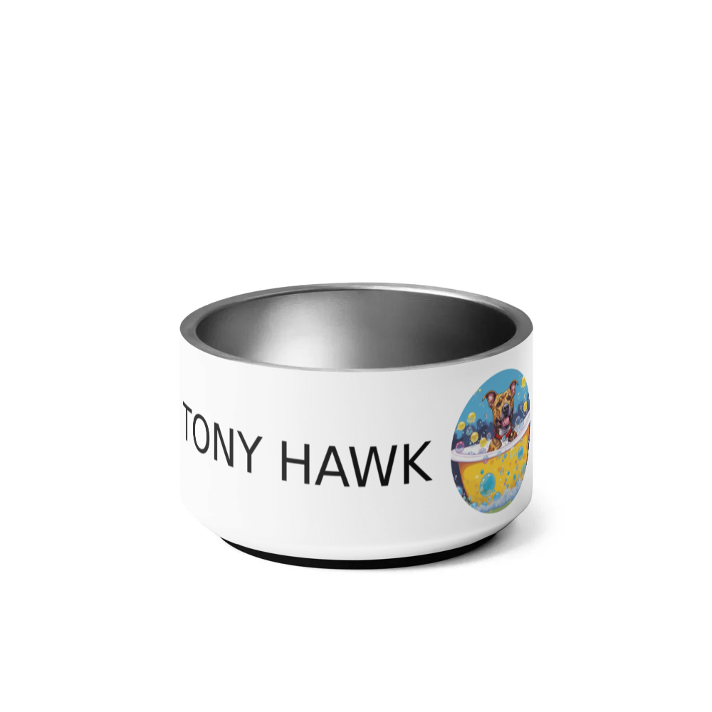 PugMug Custom Tony Hawk Pet Bowl