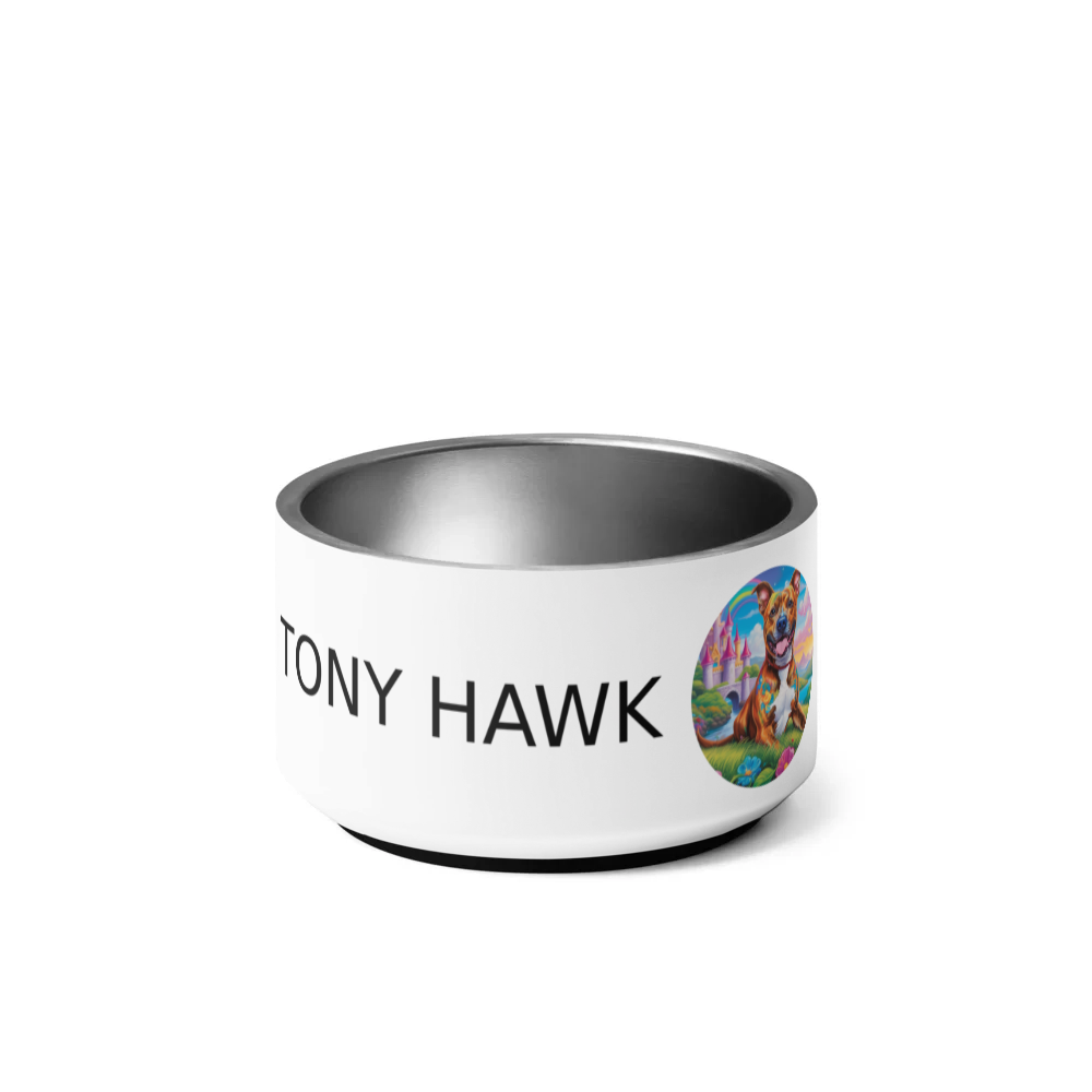 PugMug Custom Tony Hawk Pet Bowl