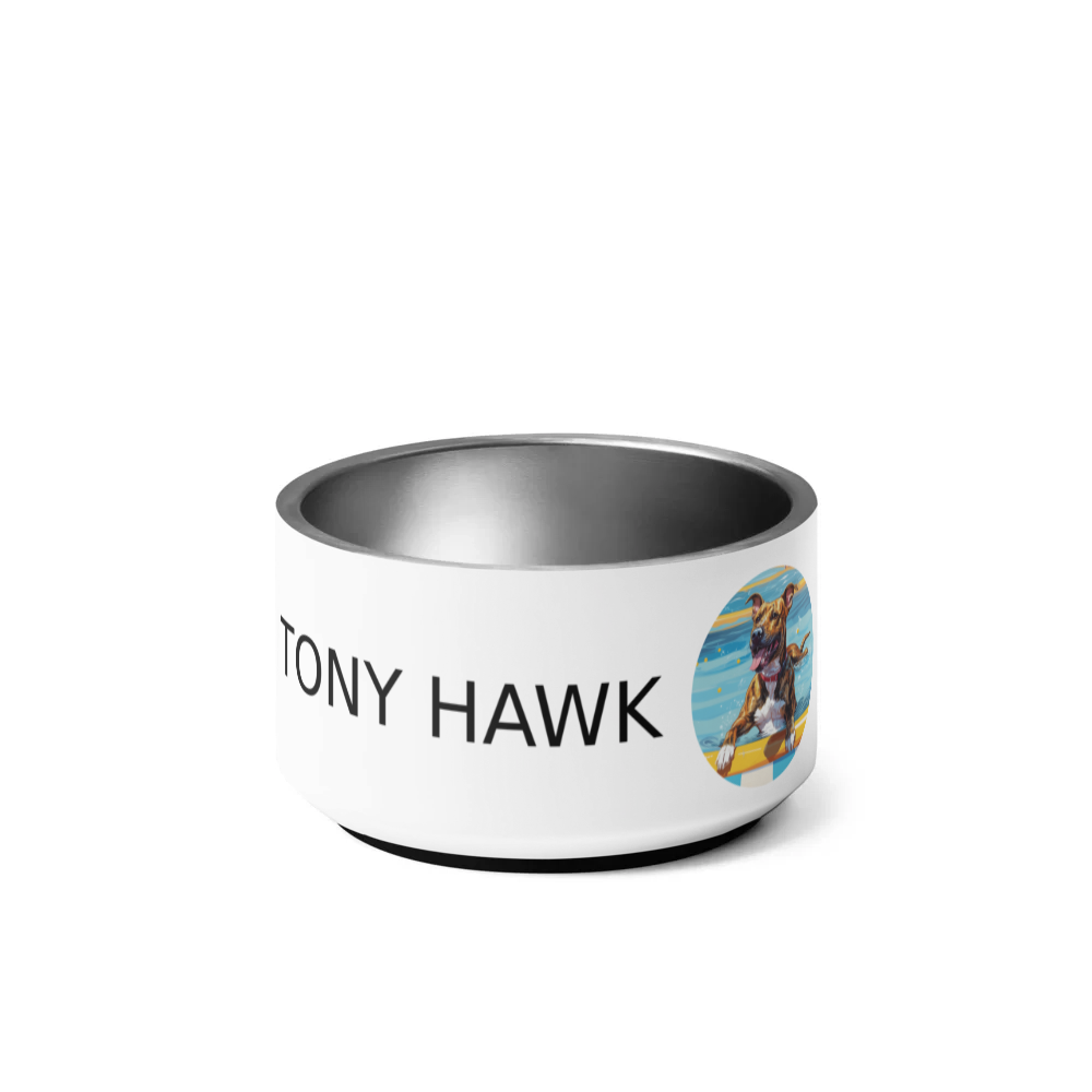 PugMug Custom Tony Hawk Pet Bowl