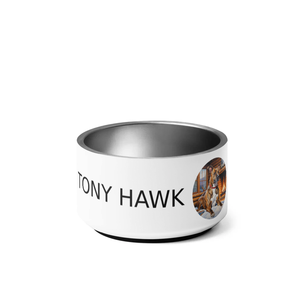 PugMug Custom Tony Hawk Pet Bowl