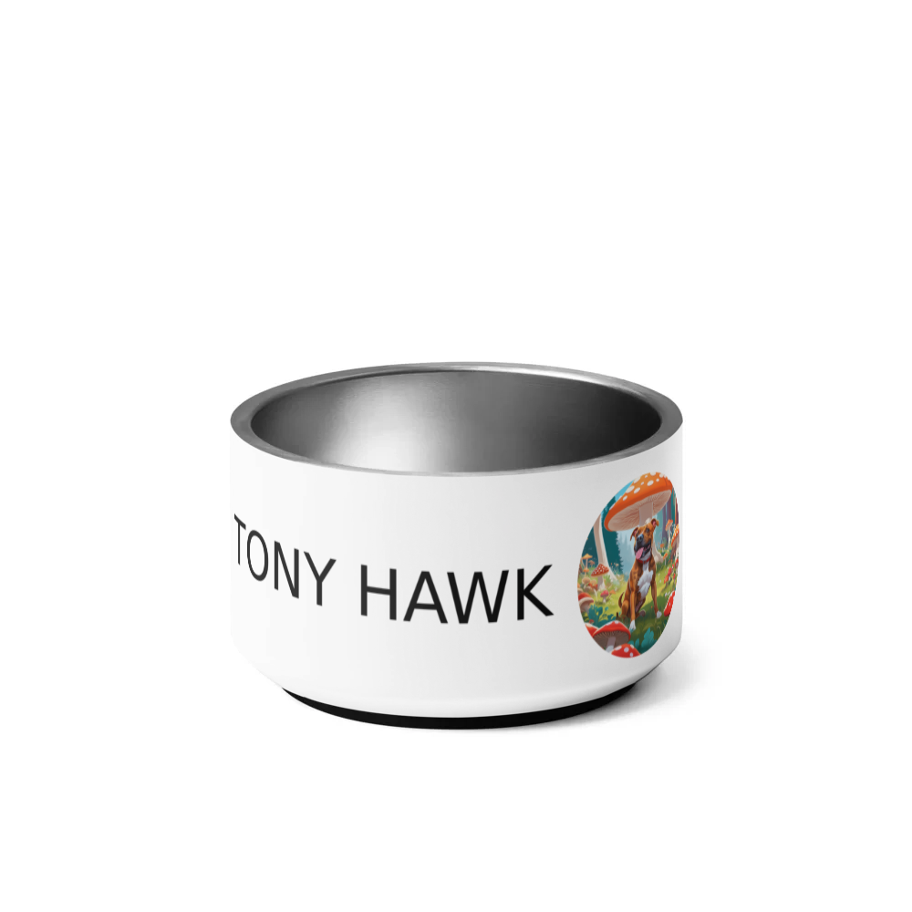 PugMug Custom Tony Hawk Pet Bowl