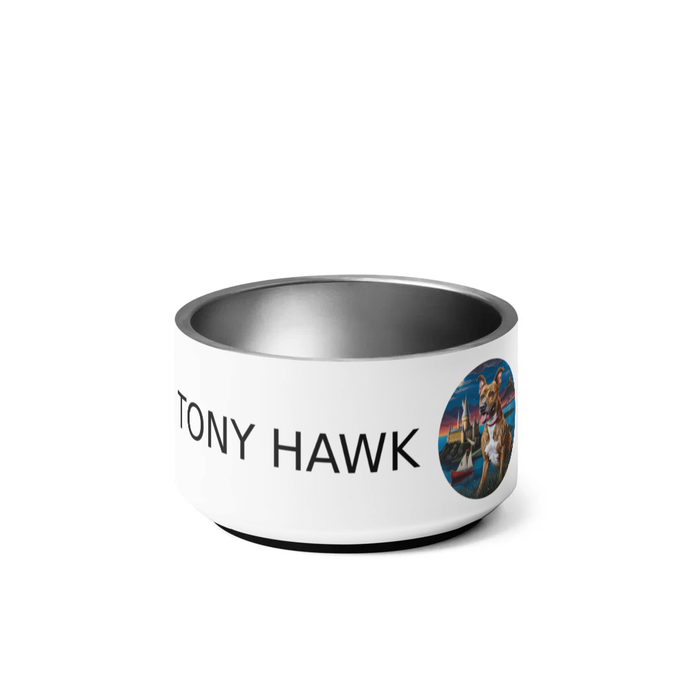 PugMug Custom Tony Hawk Pet Bowl