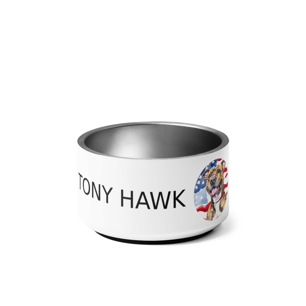 PugMug Custom Tony Hawk Pet Bowl