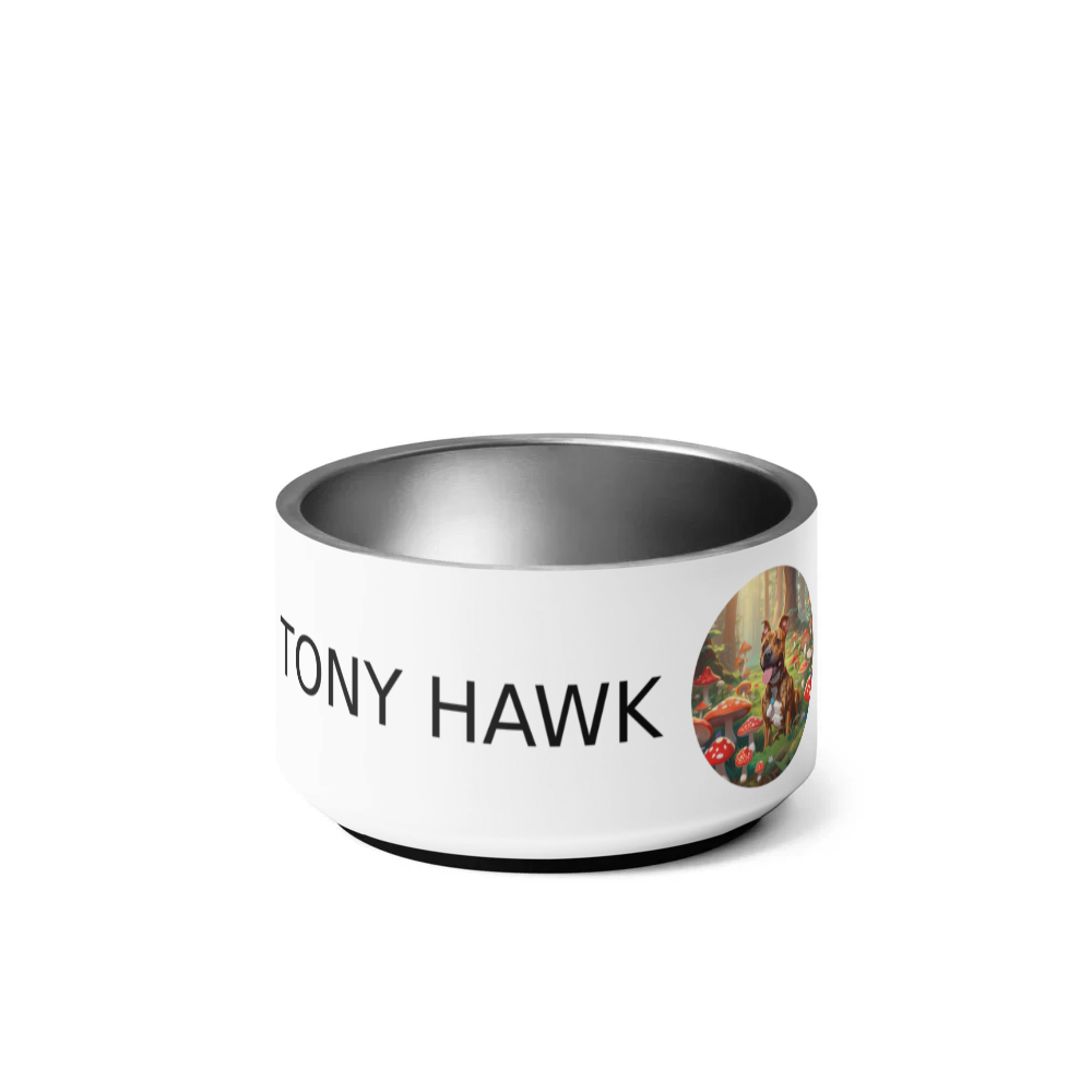 PugMug Custom Tony Hawk Pet Bowl