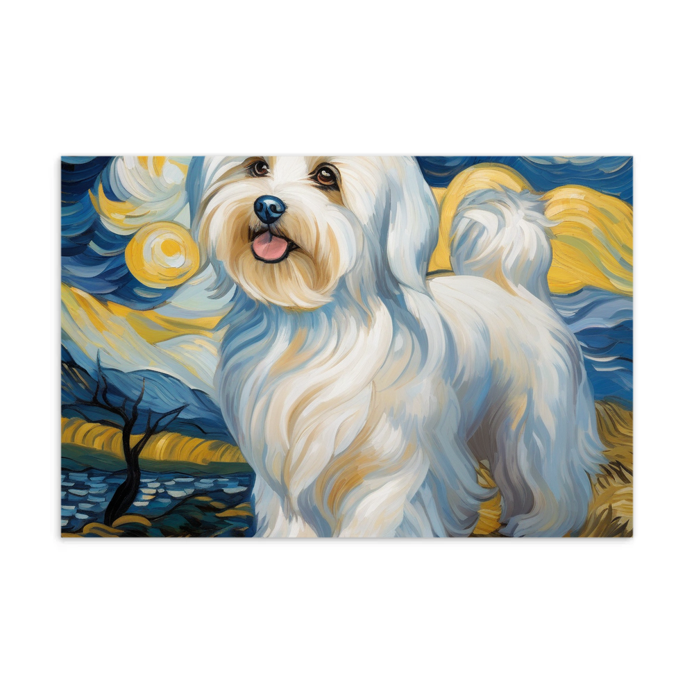 PugMug Custom White Havanese Dog Postcard