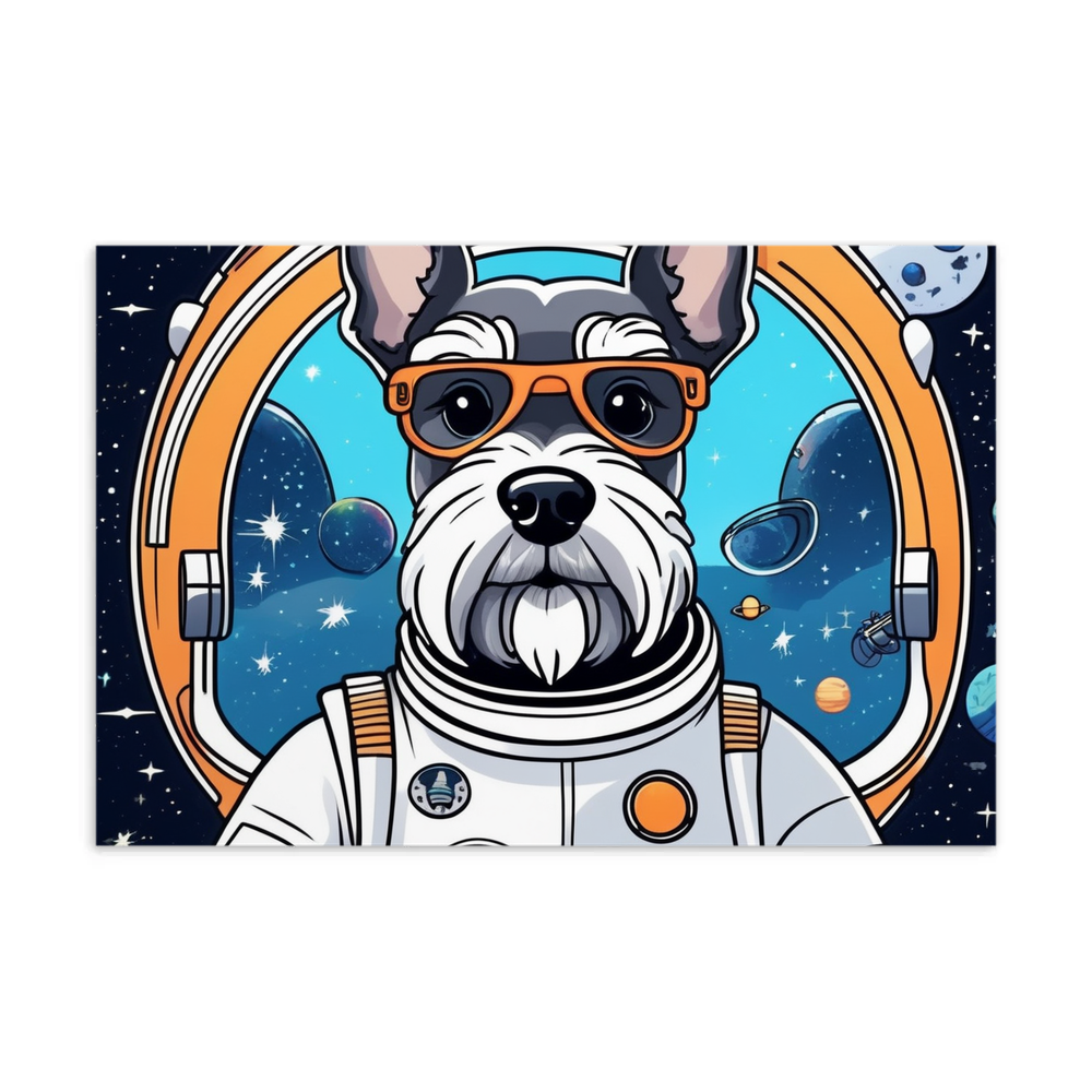 PugMug Custom Miniature Schnauzer Postcard