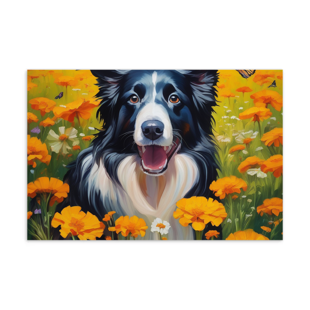 PugMug Custom Border Collie Postcard