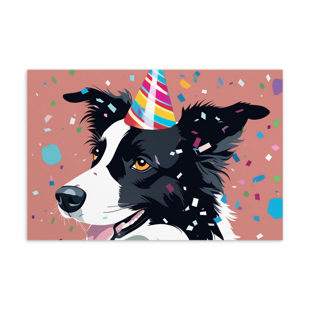PugMug Custom Border Collie Postcard